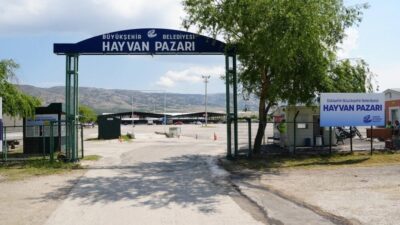 Eskişehir Büyükşehir Belediyesi, Muttalip-Sarıcakaya yolu üzerindeki Hayvan Pazarı’nda Kurban Bayramı