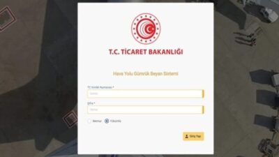 Ticaret Bakanlığı, havayolu taşımacılığına ilişkin gümrük işlemlerini tamamen dijital ortama