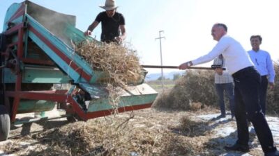 14 Mayıs Dünya Çiftçiler Günü dolayısıyla açıklama yapan İnegöl Belediye