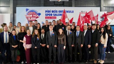 İstanbul Büyükşehir Belediyesi, okul bahçelerine spor salonu kazandırma projesi kapsamında