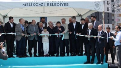 Kayseri Melikgazi Belediyesi, Yıldırım Beyazıt Mahallesi’nde hayırsever işbirliği ile yapımını