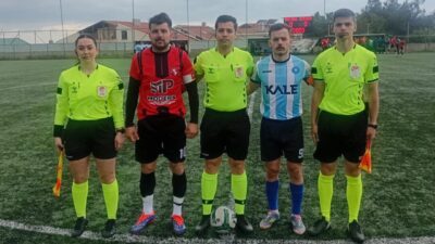Yenimuhacırspor ile Beyendikspor arasında oynanan karşılaşma, kırmızı kart gören oyuncunun