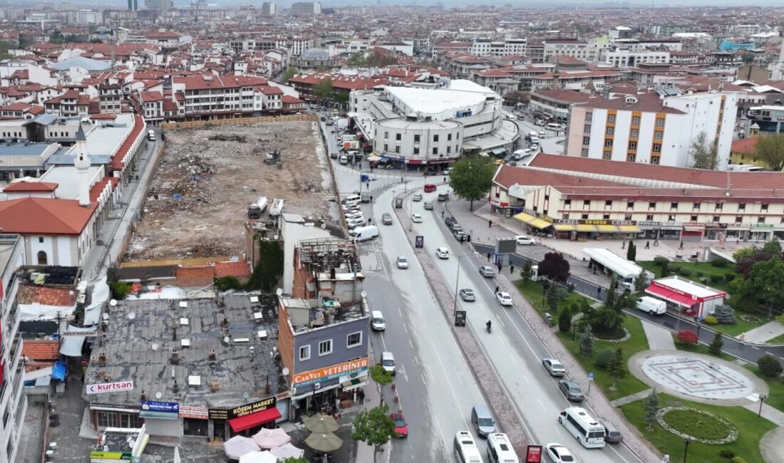 Konya Büyükşehir Belediyesi tarafından yürütülen kentsel dönüşüm çalışmaları kapsamında şehir