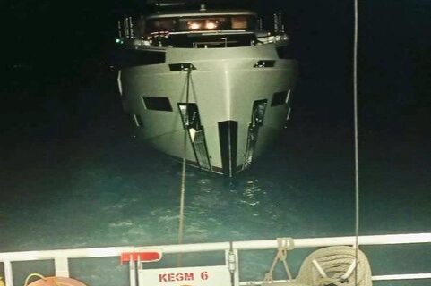 Kıyı Emniyeti Genel Müdürlüğü, Çanakkale’nin Lapseki ilçesi açıklarında makine arızası