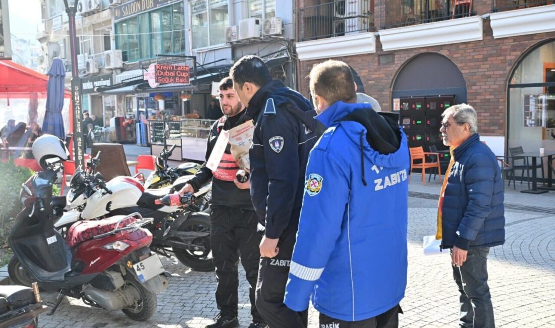 Manisa Büyükşehir Belediyesi, yayaların huzur ve güvenliğini korumak amacıyla Sevgi