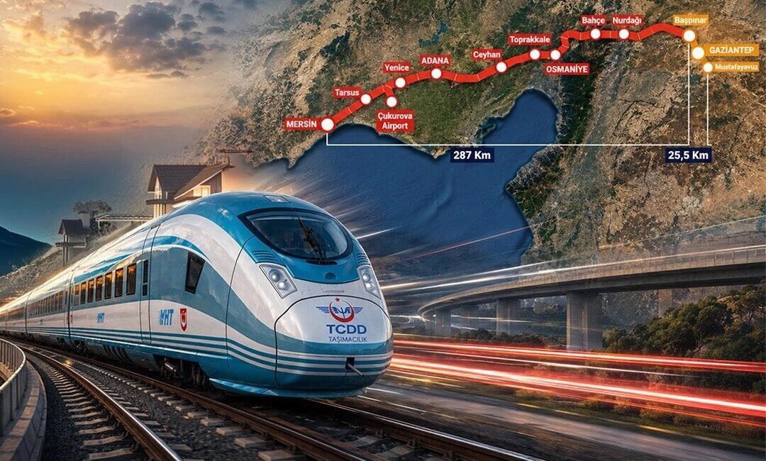 Ulaştırma ve Altyapı Bakanı Abdulkadir Uraloğlu, Mersin-Adana-Osmaniye-Gaziantep Yüksek Hızlı Tren