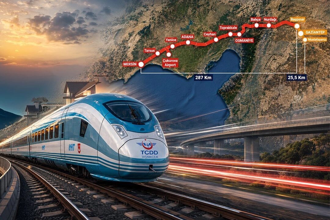 Ulaştırma ve Altyapı Bakanı Abdulkadir Uraloğlu, Mersin-Adana-Osmaniye-Gaziantep Yüksek Hızlı Tren