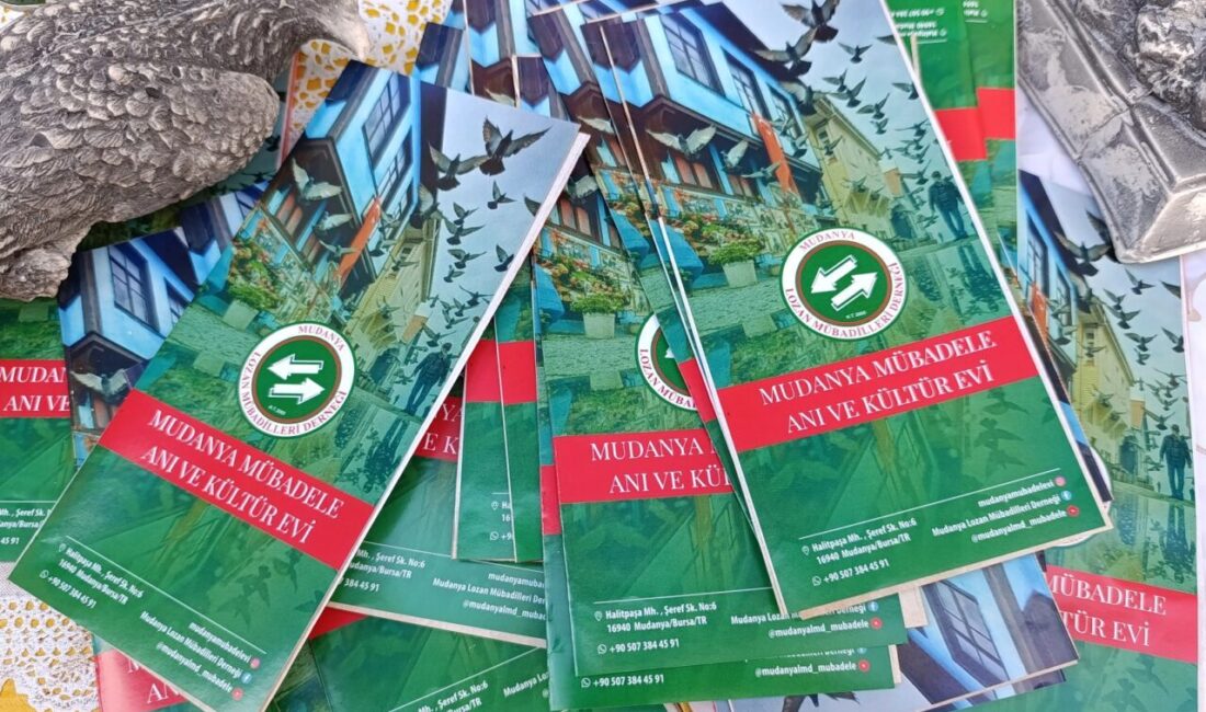 Mudanya’da mübadele mirası broşürle tanıtıldı Mudanya Lozan Mübadilleri Derneği, Avrupa Birliği Sivil Düşün Programı desteğiyle