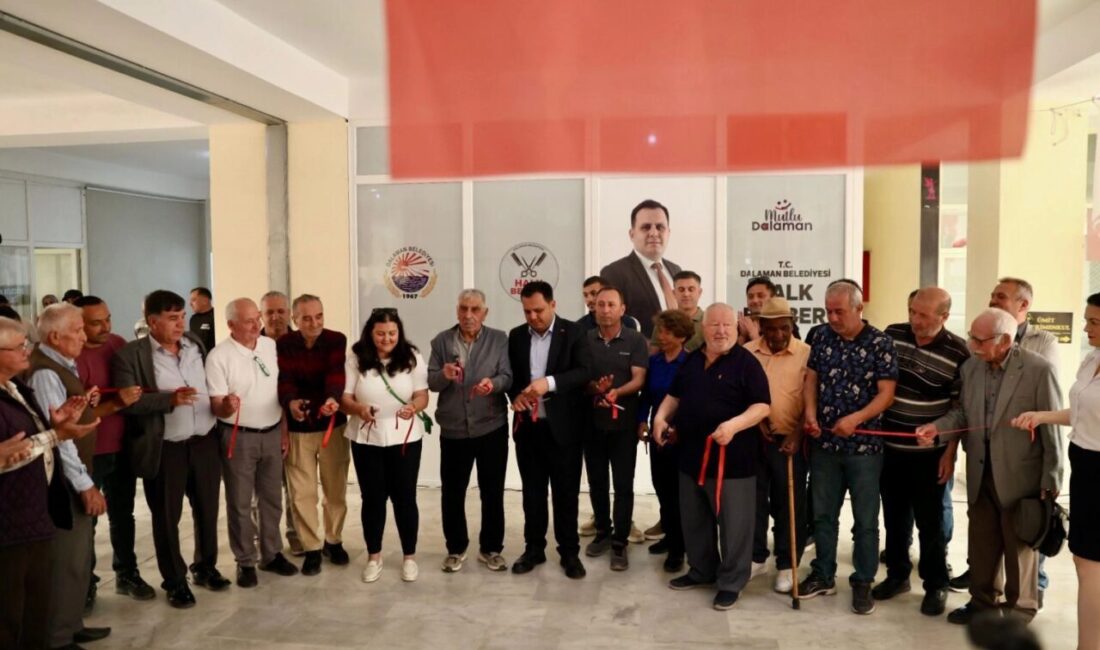 Muğla Dalaman Belediyesi tarafından hayata geçirilen “Halk Berber”in resmi açılışı
