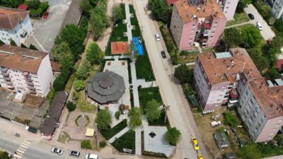 Sakarya Büyükşehir Belediyesi tarafından Ferizli’ye kazandırılan Atatürk Parkı’nda çalışmalar son