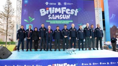 Samsun Büyükşehir Belediyesi tarafından düzenlenen BİLİMFEST, ilk gününden itibaren vatandaşların