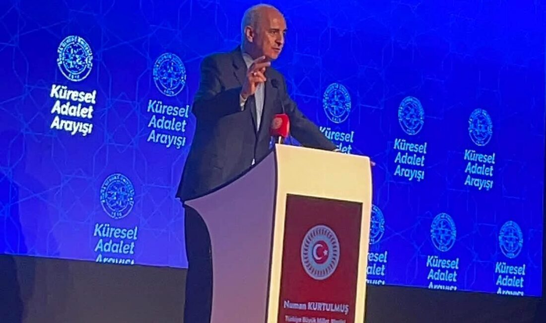 TBMM Başkanı Numan Kurtulmuş, Bursa Uludağ Üniversitesi’nde düzenlenen “Küresel Adalet
