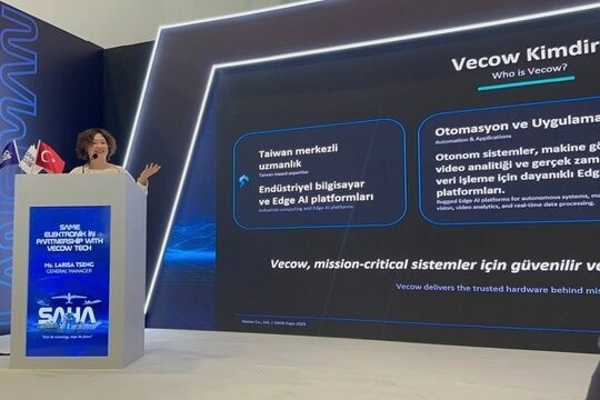 Vecow MENA ve Türkiye Bölge Direktörü Larisa Tseng, SAHA Expo