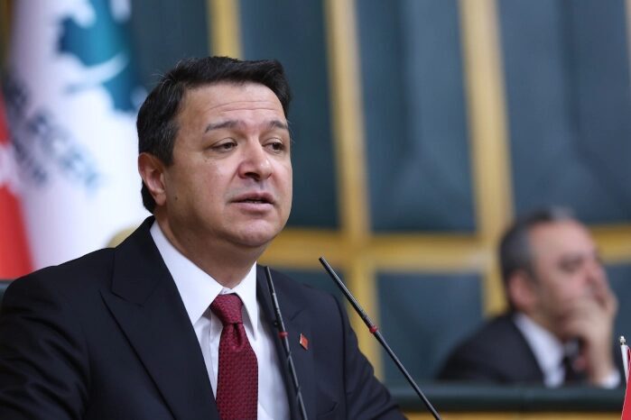 Yeni Yol Partisi'nin TBMM grup toplantısında konuşan Saadet Partisi Genel