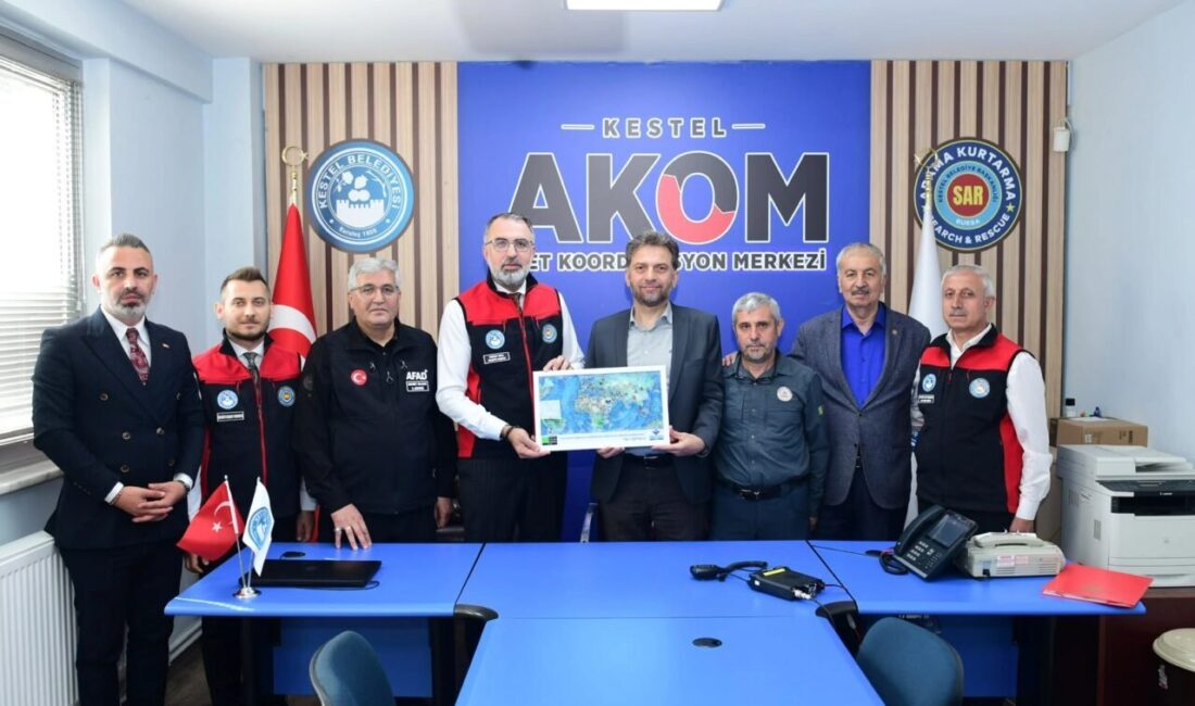 Kestel Belediyesi, AFAD ve Çelebi Arama Kurtarma Ekibi arasında afet