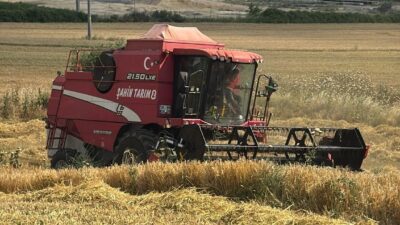 Edirne Keşan’da 2026 bölge tarım sezonunun ilk arpa hasadı, 8