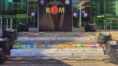 Şanlıurfa İl Emniyet Müdürlüğü KOM Şube ekiplerince düzenlenen operasyonda piyasa