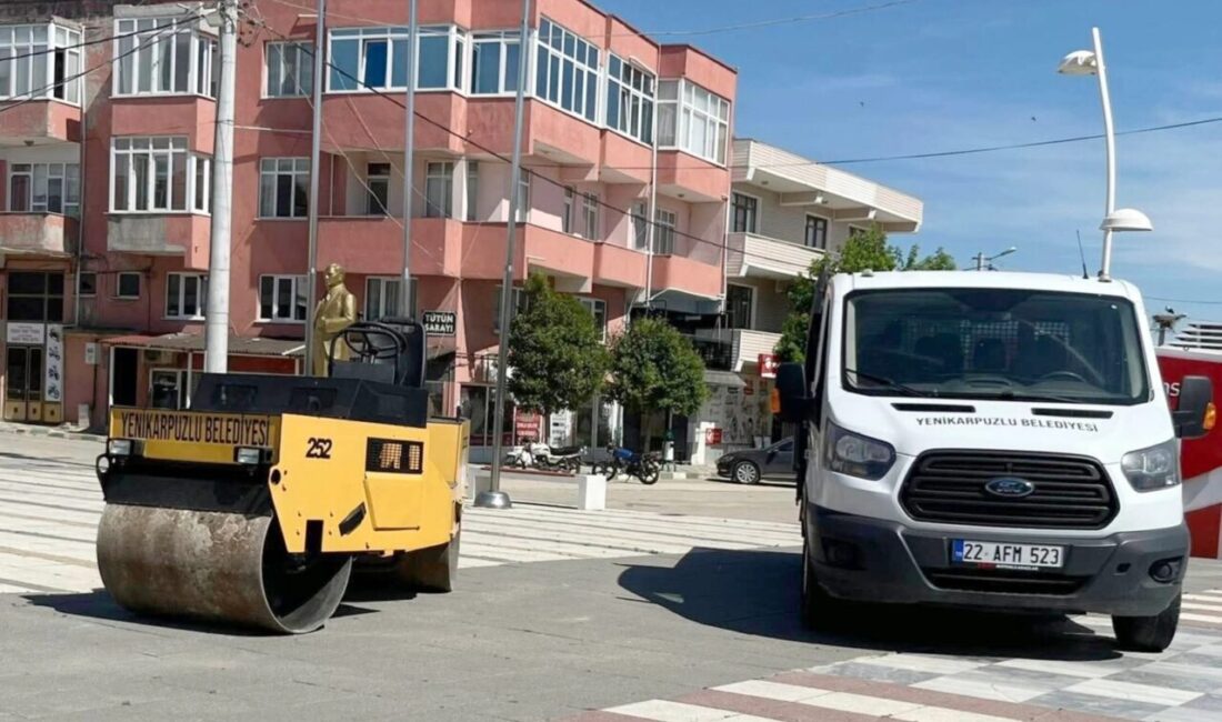 İpsala ilçesine bağlı sınır beldelerinden Yenikarpuzlu’da, yerel yönetim hizmetlerinin kalitesini