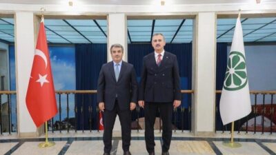 Ağrı Valisi Dr. Önder Bozkurt, Ankara’daki temasları kapsamında İçişleri Bakan
