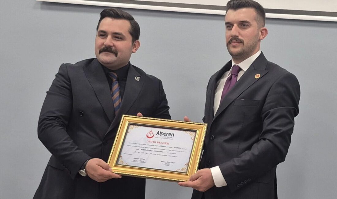 Alperen Ocakları Darıca İlçe Başkanlığı Mazbata Takdim Töreni, geniş katılım