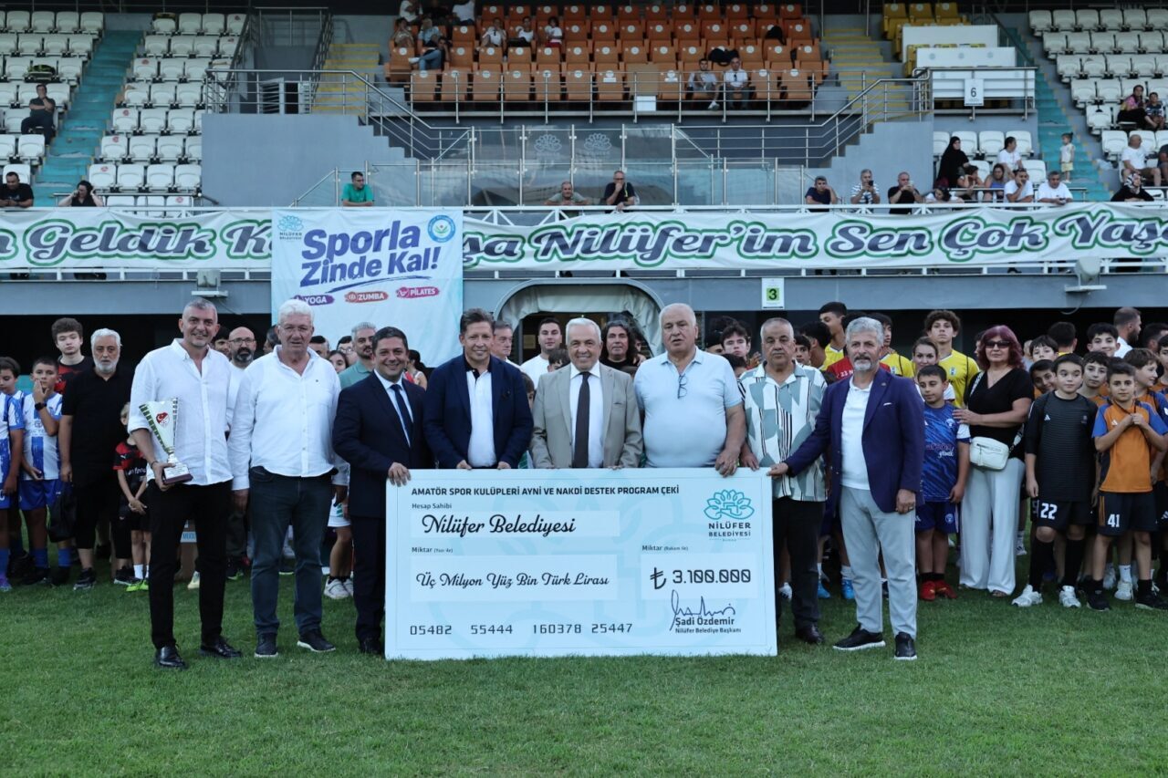 Bursa'da Nilüfer Belediyesi, Amatör Spor Kulüpleri Ayni ve Nakdi Yardım