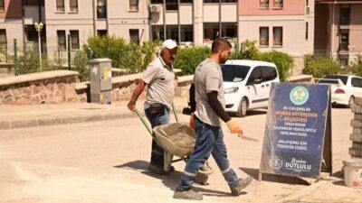Manisa Büyükşehir Belediyesi, Yunusemre ilçesi Akgedik Mahallesi’nde altyapı kuruluşlarının çalışmaları