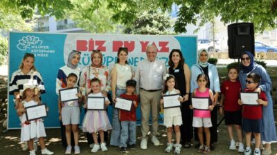 Nilüfer Belediyesi’nin bu yıl 15’incisini gerçekleştirdiği “Biz Bu Yaz Kütüphanedeyiz”