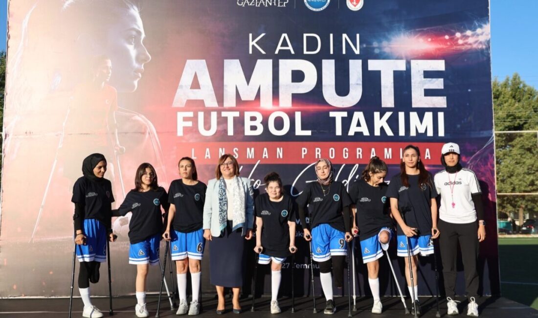 Gaziantep Büyükşehir Belediyesi, Türkiye'nin ilk Kadın Ampute Futbol Takımı'nı hayata