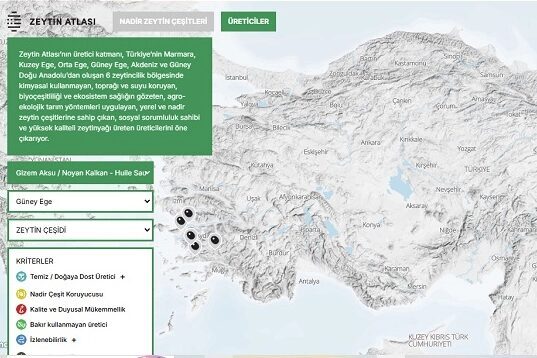 Avrupa Birliği desteğiyle yürütülen ANATOLİVAR Projesi kapsamında hazırlanan "Zeytin Atlası"