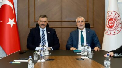 İçişleri Bakanı Mustafa Çiftçi, Çalışma ve Sosyal Güvenlik Bakanı Vedat