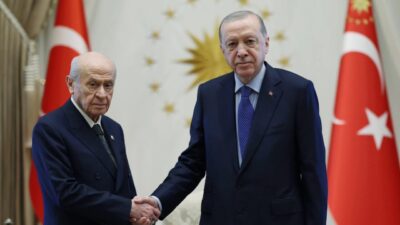 Cumhurbaşkanı Recep Tayyip Erdoğan, Milliyetçi Hareket Partisi (MHP) Genel Başkanı