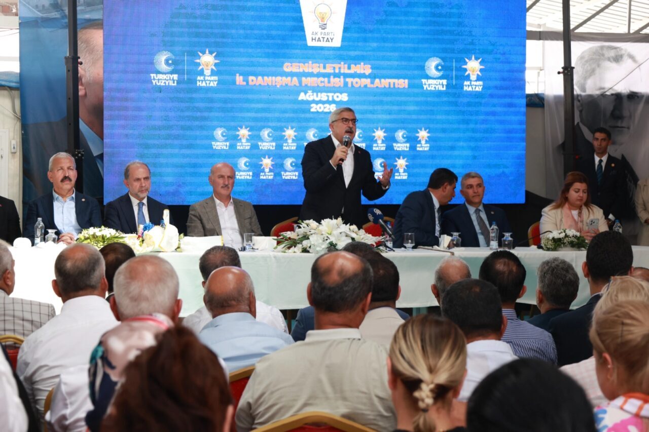 AK Parti Genel Başkan Yardımcısı Hüseyin Yayman, Hatay'da yaptığı açıklamada,