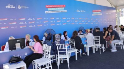 İstanbul Büyükşehir Belediyesi’nin (İBB) Yükseköğrenim Kurumları Sınavı’na (YKS) giren gençler