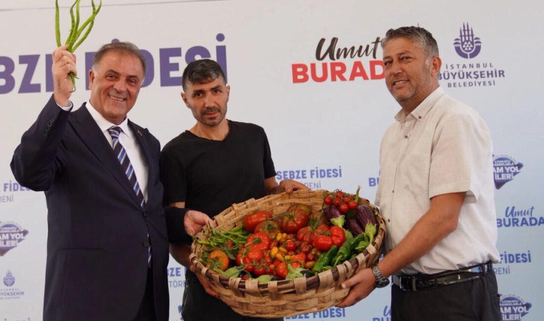 İstanbul Büyükşehir Belediyesi, kışlık sebze fideleri dağıtımına Şile'den başladı. Törene