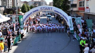 Konya Karatay'da geleneksel olarak düzenlenen Düz Bisiklet Yarışı’nın 11’incisi için