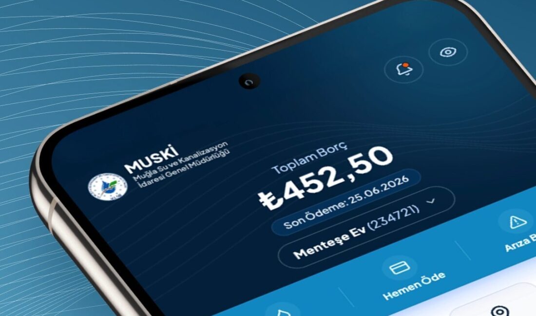 MUSKİ’nin yeni mobil uygulamasıyla vatandaşlar, abonelik, fatura, ödeme, arıza bildirimi