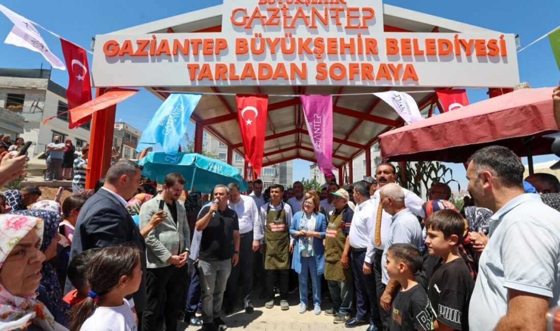 Gaziantep Büyükşehir Belediye Başkanı Fatma Şahin, Serinevler Mahallesi’nde yaklaşık 4