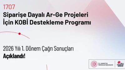 TÜBİTAK, KOBİ’lerin müşteri ihtiyaçlarına yönelik Ar-Ge projelerini destekleyen 1707 Siparişe