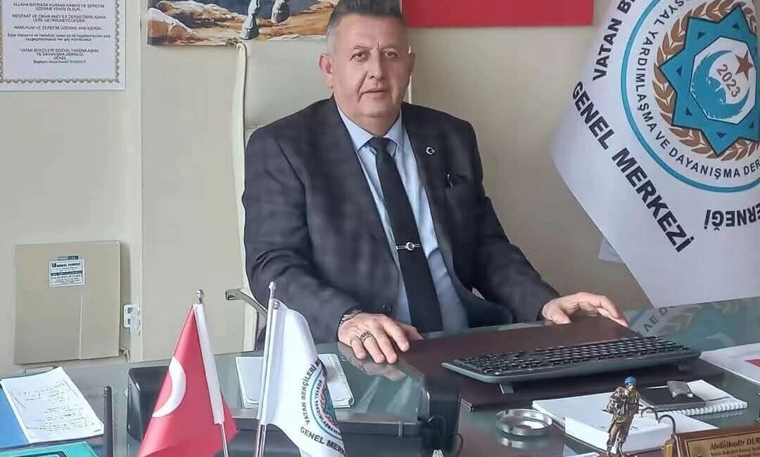 Vatan Bekçileri Sosyal Yardımlaşma ve Dayanışma Derneği Genel Başkanı Abdülkadir