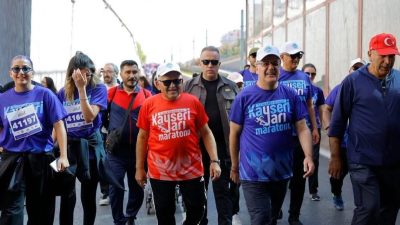 Kayseri Büyükşehir Belediyesi tarafından “Bir Maratondan Daha Fazlası” sloganı ve
