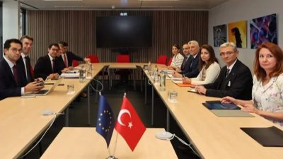 Ticaret Bakanı Ömer Bolat, AB Komisyonu Başkan Yardımcısı Stephane Sejourne
