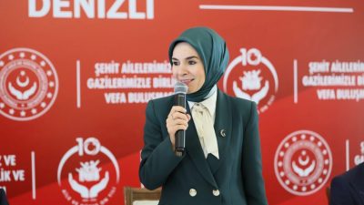 Aile ve Sosyal Hizmetler Bakanı Mahinur Özdemir Göktaş, Denizli’de şehit