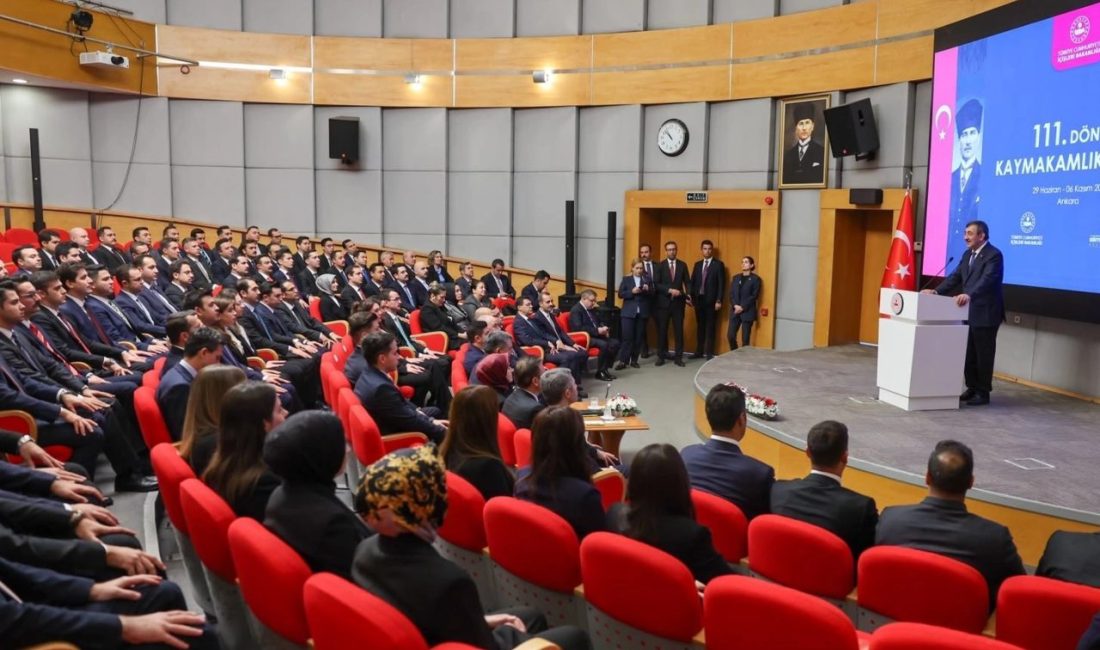 Cumhurbaşkanı Yardımcısı Cevdet Yılmaz, kaymakam adaylarıyla buluştu Cumhurbaşkanı Yardımcısı Cevdet Yılmaz, kaymakamlardan hukuku, vicdanı ve kamu yararını