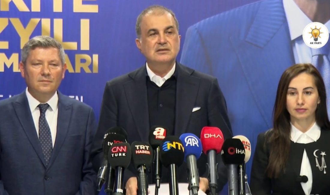 Ömer Çelik: AK Parti’yi millet kurdu, tabelasını biz astık AK Parti Sözcüsü Ömer Çelik, “Türkiye Yüzyılı Buluşmaları” kapsamında Türkiye’nin