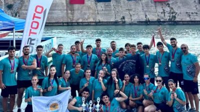 Gaziantep Rumkale’de düzenlenen Dragon Bot Türkiye Şampiyonası’nda Samsun Büyükşehir Spor