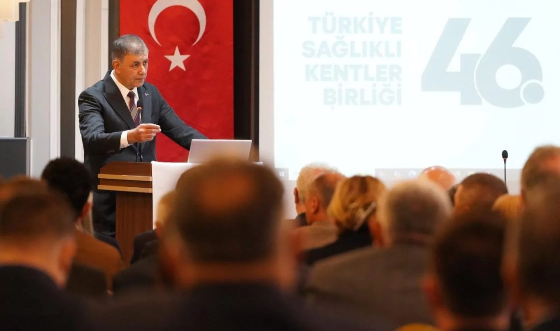 Başkan Tugay: Kentlerimizi dirençli hale getirmeliyiz Türkiye Sağlıklı Kentler Birliği’nin 46’ncı Olağan Meclis Toplantısı’nın ikinci oturumu