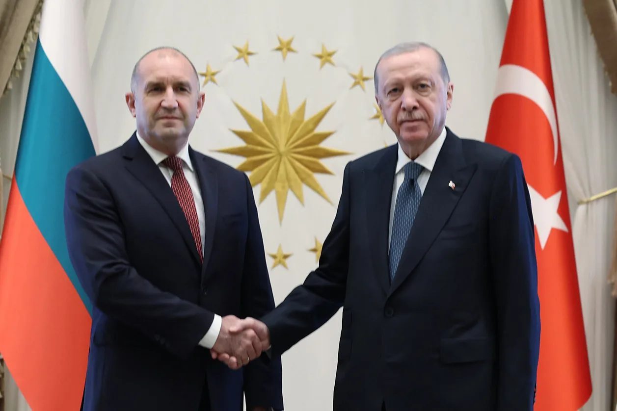 Cumhurbaşkanı Recep Tayyip Erdoğan, Bulgaristan Başbakanı Rumen Radev ile yaptığı
