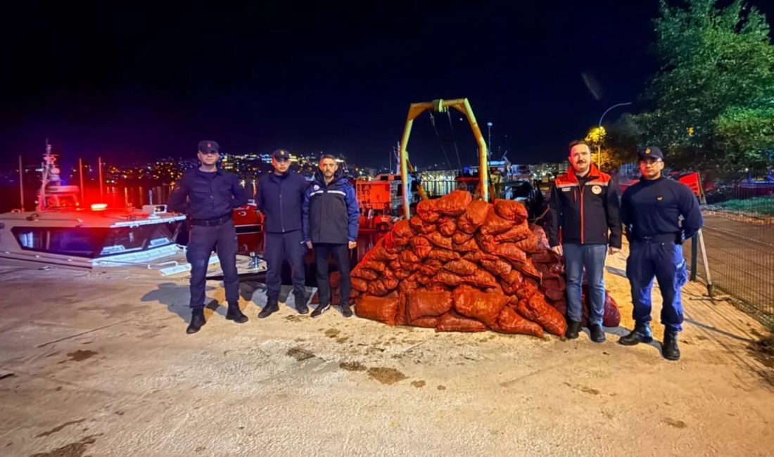 Bursa Gemlik’te 1,5 ton midyeye el konuldu Bursa'nın Gemlik ilçesi Kumsaz mevkiinde yapılan denetimlerde ele geçirilen canlı
