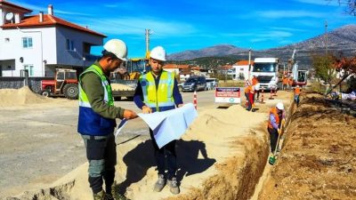Denizli Büyükşehir Belediyesi DESKİ tarafından Tavas ilçesi Kızılca Mahallesi’nde 45,3