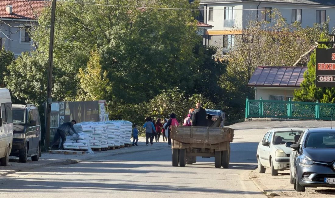 Düzce’de kaldırımlar otoparka dönüştü! Düzce genelinde mahalle aralarında kaldırımların araçlar tarafından otopark olarak kullanılması,